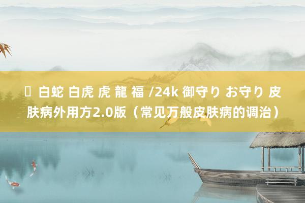 ✨白蛇 白虎 虎 龍 福 /24k 御守り お守り 皮肤病外用方2.0版（常见万般皮肤病的调治）