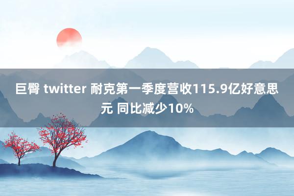 巨臀 twitter 耐克第一季度营收115.9亿好意思元 同比减少10%