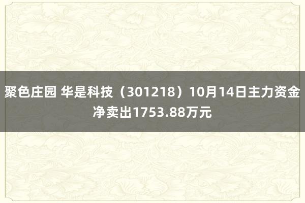 聚色庄园 华是科技（301218）10月14日主力资金净卖出1753.88万元