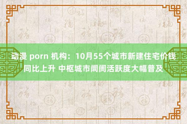 动漫 porn 机构：10月55个城市新建住宅价钱同比上升 中枢城市阛阓活跃度大幅普及