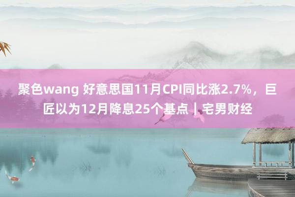 聚色wang 好意思国11月CPI同比涨2.7%，巨匠以为12月降息25个基点｜宅男财经