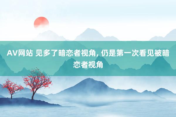 AV网站 见多了暗恋者视角, 仍是第一次看见被暗恋者视角